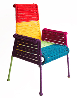 Stork Chair High Sahil Sarthak Katran collection Color Blocking